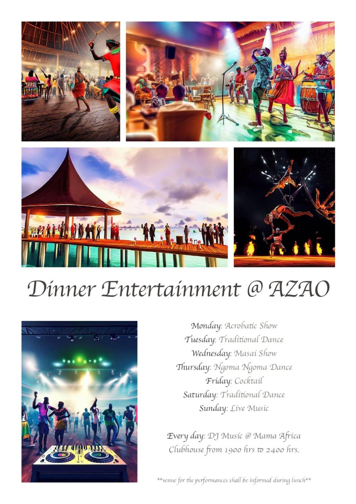 Azao Resort & Spa Pongwe Esterno foto